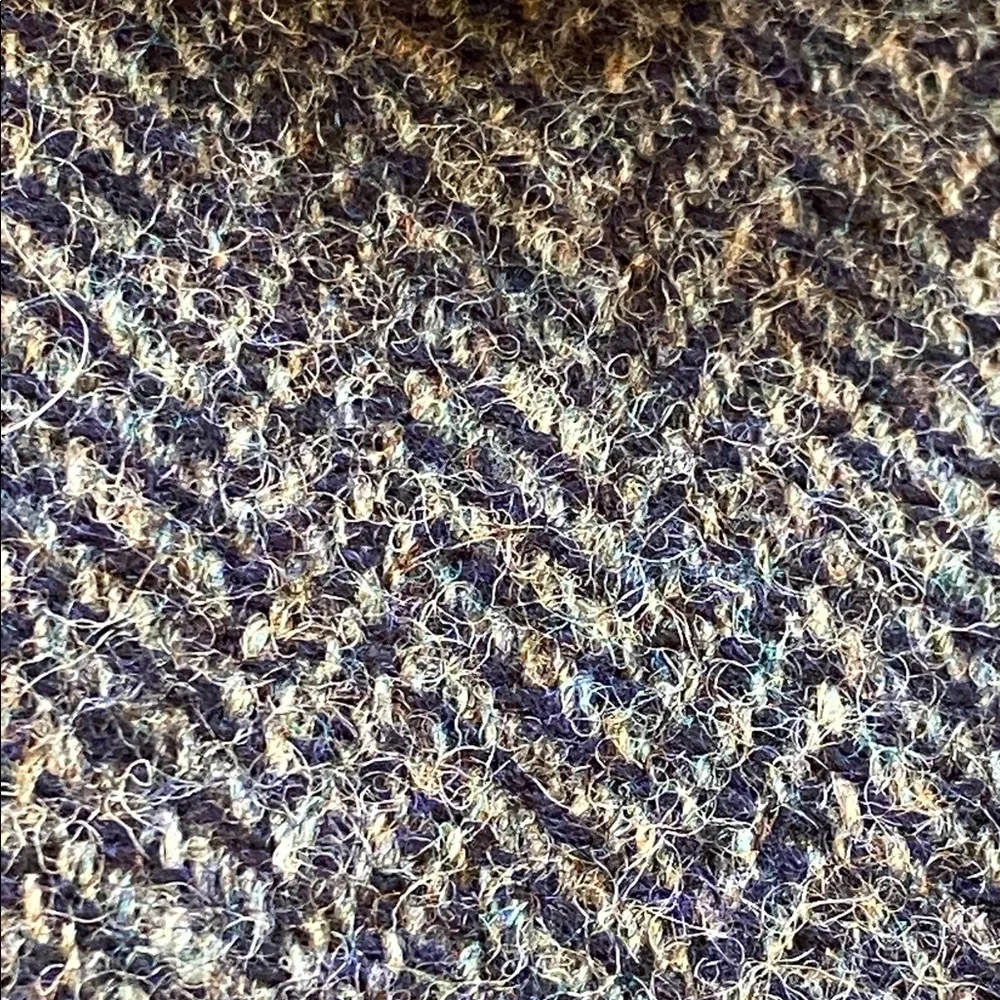 Jos. A. Bank 100% wool herringbone navy gray tweed blaze Sz 42R